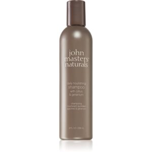 John Masters Organics Citrus & Geranium Daily Nourishing Shampoo sampon hranitor pentru utilizarea de zi cu zi 236 ml-Țena