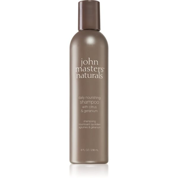 John Masters Organics Citrus & Geranium Daily Nourishing Shampoo sampon hranitor pentru utilizarea de zi cu zi 236 ml-Țena