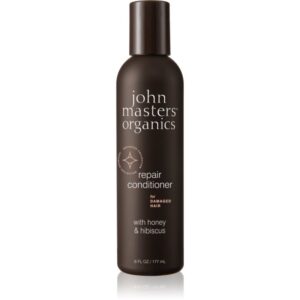 John Masters Organics Honey & Hibiscus Conditioner balsam pentru regenerare pentru par deteriorat 177 ml-ro
