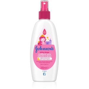 Johnson's® Shiny Drops conditioner Spray Leave-in cu ulei de argan de la vârsta de 18 luni 200 ml-Țena