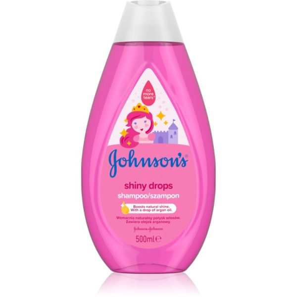 Johnson's® Shiny Drops sampon delicat pentru copii 500 ml-ro