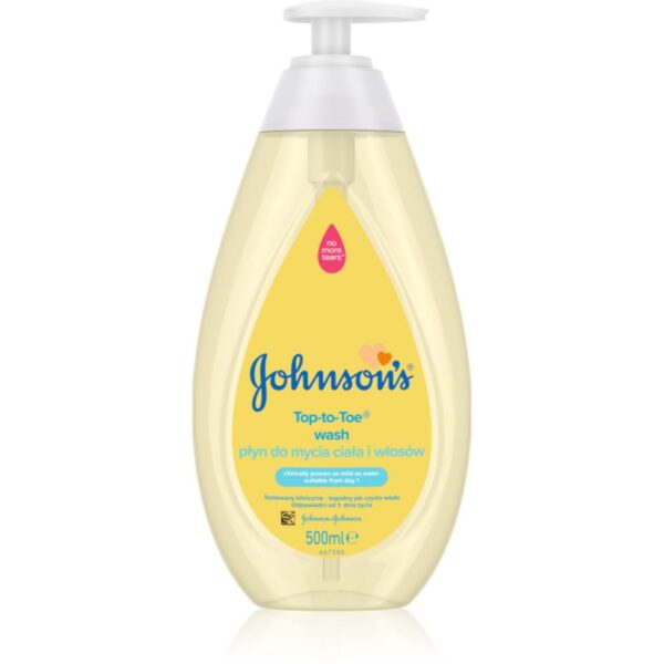 Johnson's® Top-to-Toe gel de duș pentru corp și păr pentru nou-nascuti si copii 500 ml-ro