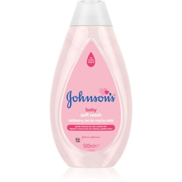 Johnson's® Wash and Bath Gel de curatare delicat 500 ml-ro