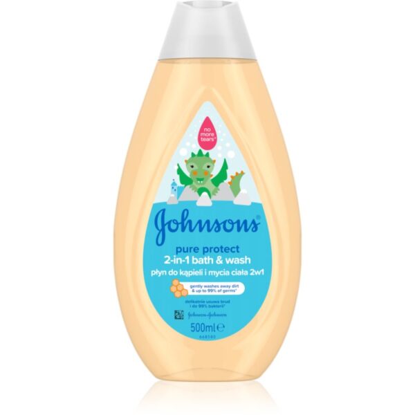 Johnson's® Wash and Bath gel de dus si baie pentru copii 2in1 500 ml-ro