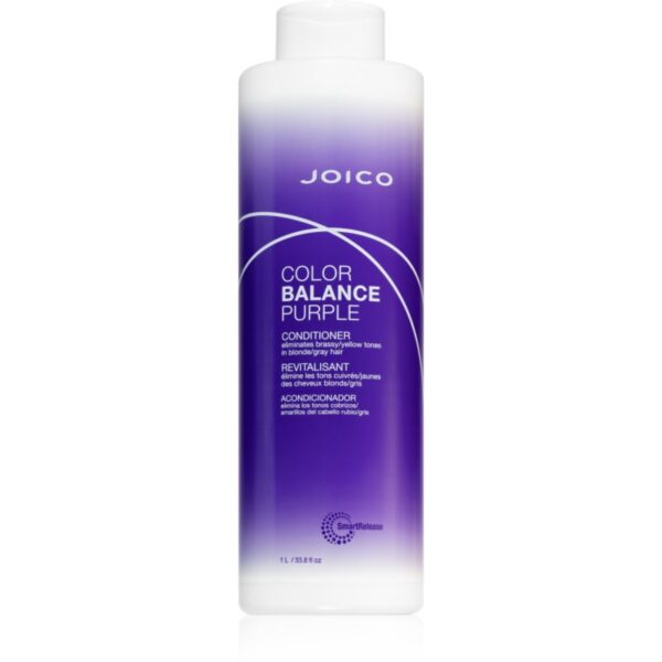 Joico Color Balance Purple Condicioner balsam de par violet neutralizeaza tonurile de galben 1000 ml-Țena