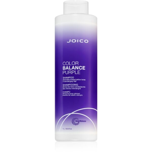 Joico Color Balance Purple Shampoo sampon violet neutralizeaza tonurile de galben 1000 ml-Țena