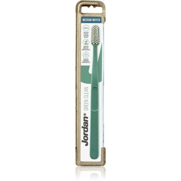 Jordan Green Clean Medium perie de dinti 1 buc-ro