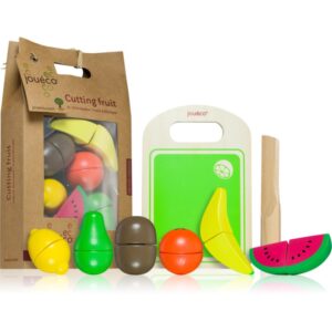 Jouéco Cutting Fruit fructe feliate din lemn 36 m+ 14 buc-ro