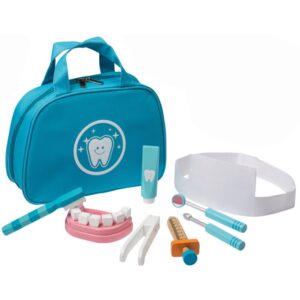 Jouéco Dentist Playset in Bag set pentru copii 36 m+ 9 buc-ro
