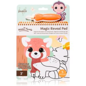 Jouéco The Wildies Family Magic Reveal Pad desene de colorat 36 m+ 5 buc-ro