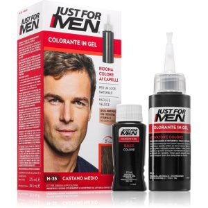 Just for Men Color Kit vopsea de par tonifianta pentru barbati culoare H-35 Medium Brown 1 buc-ro