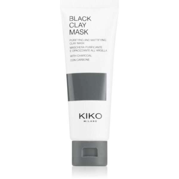 KIKO Milano Black Clay Mask masca de fata pentru curatare 50 ml-Țena