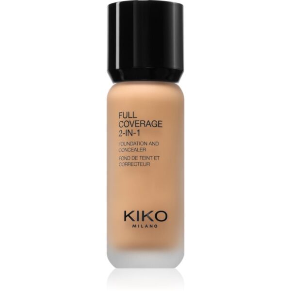 KIKO Milano Full Coverage 2-In-1 make-up si corector 2 in 1 culoare 40 Warm Beige 25 ml-ro