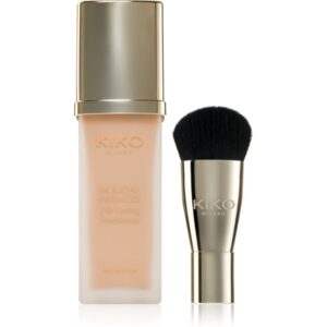 KIKO Milano Holiday Première 24h Lasting Foundation fard lichid rezistent la apa cu pensulă culoare 02 Beige 28 ml-ro