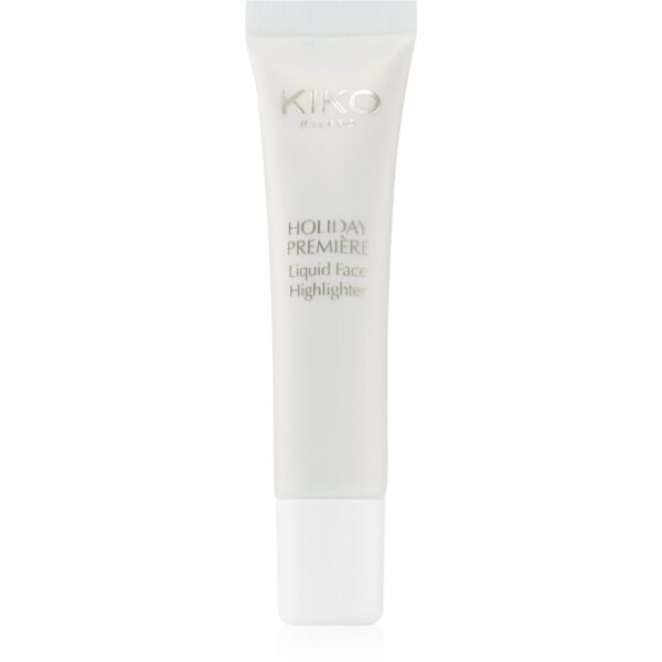 KIKO Milano Holiday Première Liquid Face Highlighter iluminator lichid culoare 01 Charming Gold 14