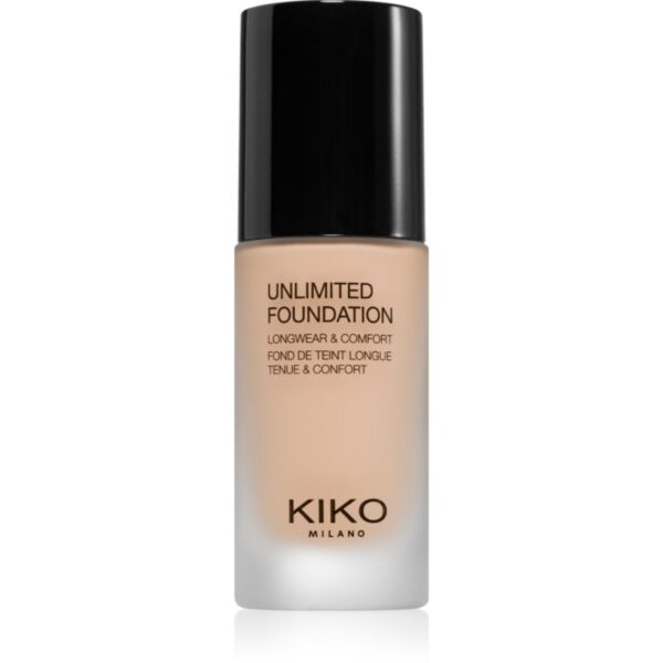 KIKO Milano Unlimited Foundation fard lichid de lunga durata cu efect matifiant culoare 02 Gold 30 ml-Țena