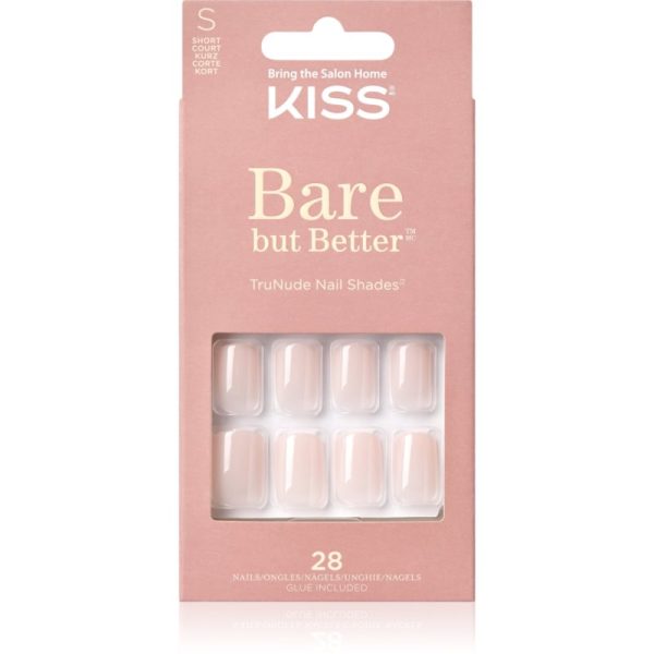 KISS Bare But Better Short unghii artificiale 28 buc-Țena