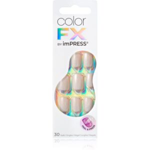 KISS Color FX im Press unghii artificiale Rebel 30 buc-Țena