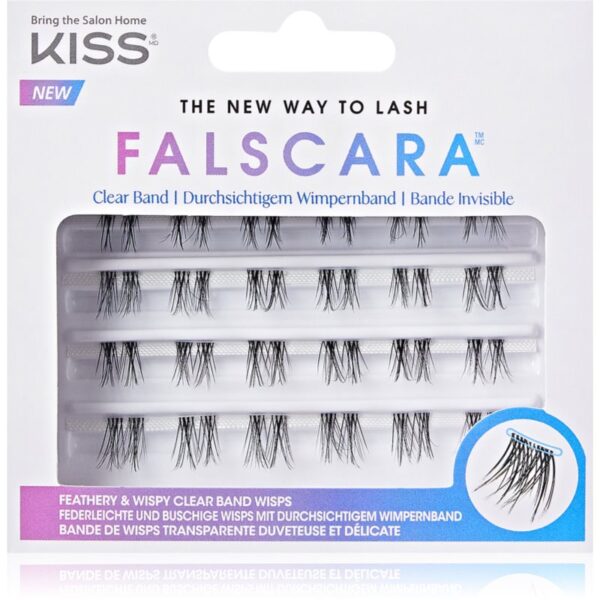 KISS Falscara The New Way to Lash pachet cu gene fără noduri autoadezive 24 buc-ro