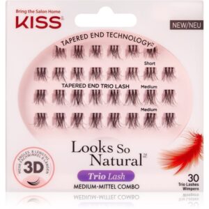 KISS Look So Natural mănunchiuri de gene individuale autoadezive Lavish 30 buc-Țena
