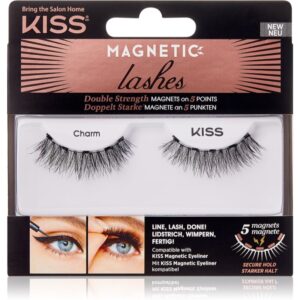KISS Magnetic Lashes gene de aplicare pe linia magnetică 01 Charm 1 pereche-ro