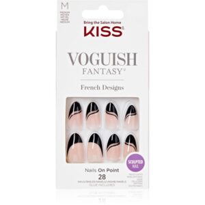 KISS Voguish Fantasy Magnifique unghii artificiale mediu 28 buc-Țena