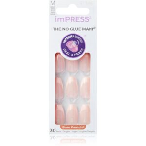 KISS imPRESS The No Glue Mani unghii artificiale 30 buc-ro