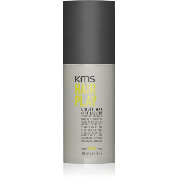 KMS Hair Play Liquid Wax ceara de par pentru fixare și formă 100 ml-Țena