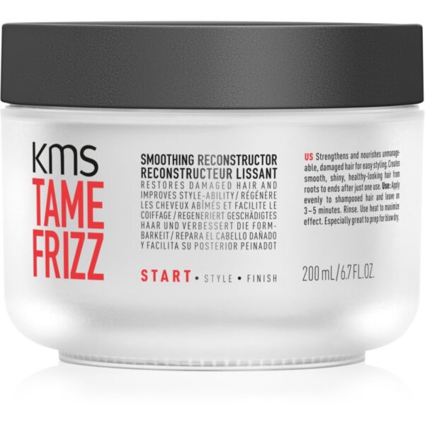 KMS Tame Frizz Smoothing Reconstructor Masca de par pentru par deteriorat 200 ml-Țena