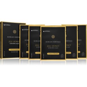 KORIKA Korean Heritage Set of 5 Cleansing Face Sheet Masks set de măști de față la un preț mai avantajos perfecta pentru curatare-ro