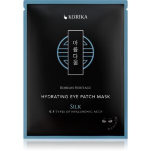 KORIKA Korean Heritage Silk & 8 Types of Hyaluronic Acid Hydrating Eye Patch Mask masca hidratanta zona ochilor 2 buc-ro