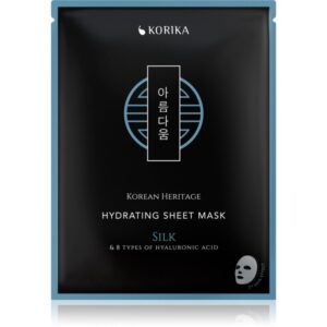 KORIKA Korean Heritage Silk & 8 Types of Hyaluronic Acid Hydrating Sheet Mask mască textilă hidratantă 25 g-ro