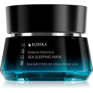 KORIKA Korean Heritage Silk & 8 Types of Hyaluronic Acid Silk Sleeping Mask masca hidratanta si hranitoare pentru noapte 50 ml-Țena