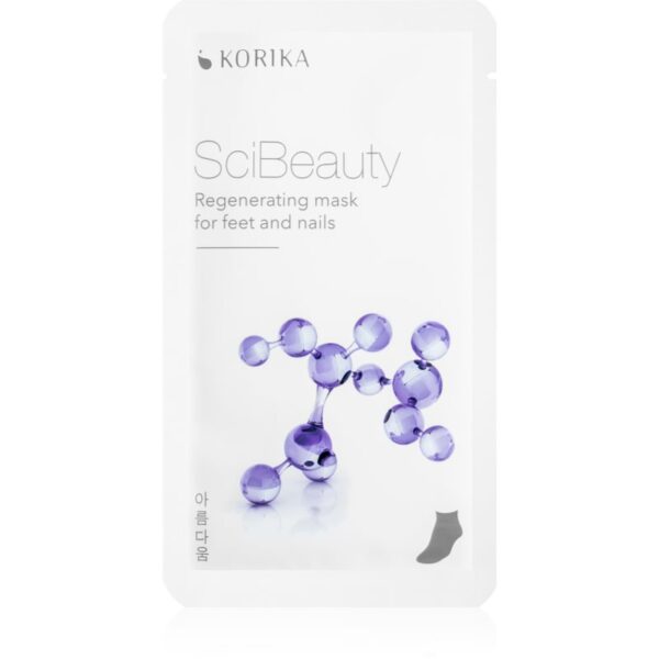 KORIKA SciBeauty Regenerating Mask for Feet and Nails mască regeneratoare pentru picioare și unghii 2x15 g-ro