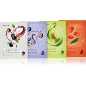 KORIKA SuperFruits set de măști textile SuperFruits-ro
