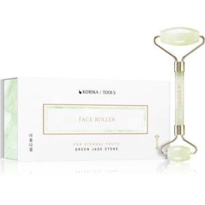 KORIKA Tools Face Roller Green Jade Stone rolă pentru masaj faciale Jade Roller Green-ro