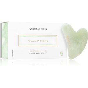 KORIKA Tools Gua Sha Green Jade Stone accesoriu de masaj faciale 1 buc-ro