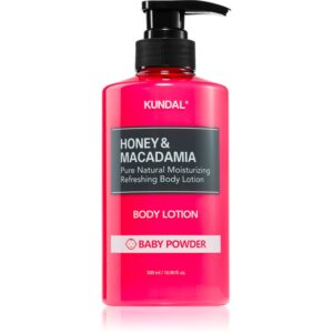 KUNDAL Honey & Macadamia Baby Powder lotiune de corp hranitoare cu efect de hidratare 500 ml-Țena