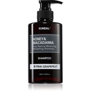 KUNDAL Honey & Macadamia Pink Grapefruit sampon natural pentru păr uscat și deteriorat 500 ml-ro