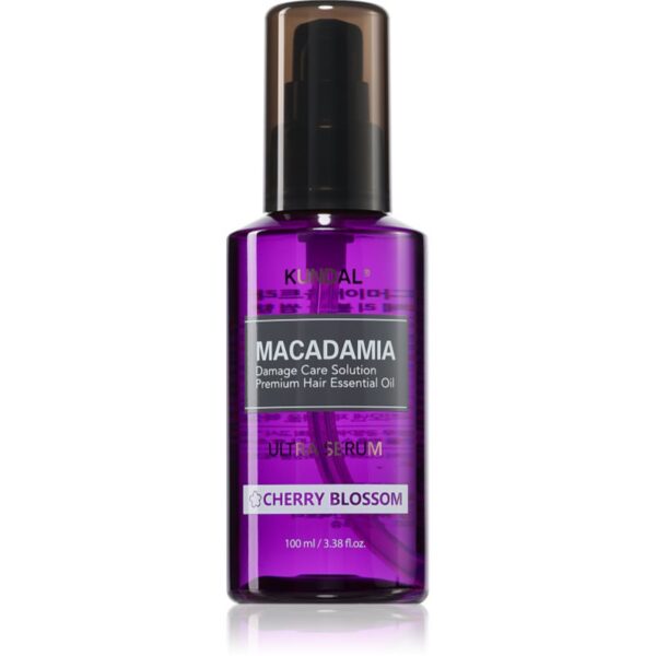 KUNDAL Macadamia Ultra Serum Cherry Blossom ser ulei regenerator pentru par deteriorat 100 ml-ro