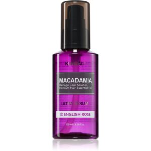 KUNDAL Macadamia Ultra Serum English Rose ser ulei regenerator pentru par deteriorat 100 ml-ro