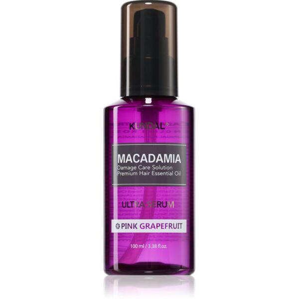 KUNDAL Macadamia Ultra Serum Pink Grapefruit ser ulei regenerator pentru par deteriorat 100 ml-ro