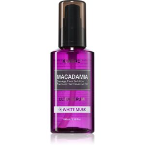 KUNDAL Macadamia Ultra Serum White Musk ser ulei regenerator pentru par deteriorat 100 ml-ro