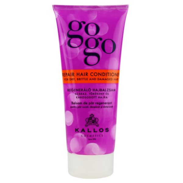 Kallos Gogo balsam regenerator pentru păr uscat și deteriorat 200 ml-ro