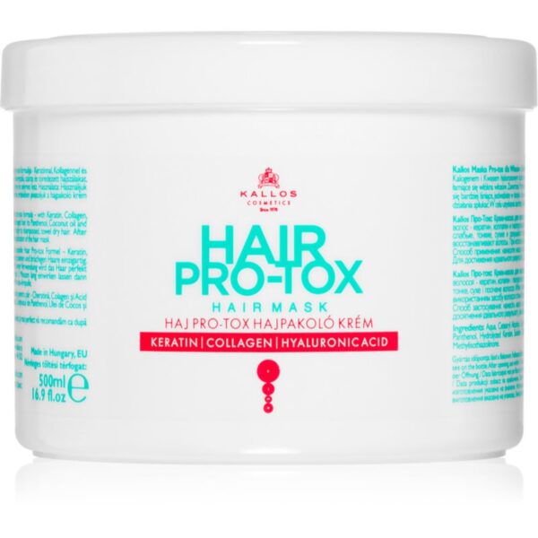 Kallos Hair Pro-Tox Masca pentru par deteriorat cu ulei de cocos