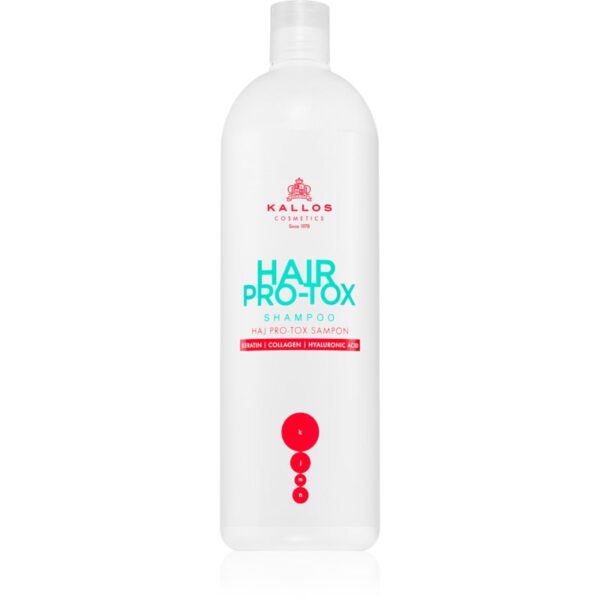 Kallos Hair Pro-Tox sampon cu keratina pentru păr uscat și deteriorat 500 ml-ro