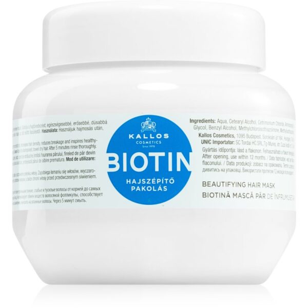 Kallos KJMN Professional Biotin Mască pentru păr subțire