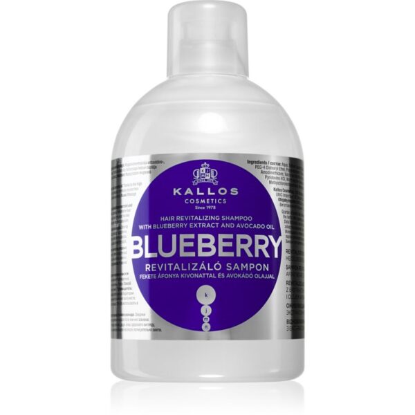 Kallos KJMN Professional Blueberry șampon regenerator pentru par uscat