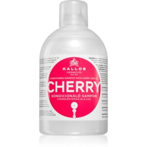 Kallos KJMN Professional Cherry sampon hidratant pentru păr uscat și deteriorat 1000 ml-Țena