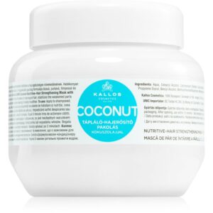Kallos KJMN Professional Coconut masca hranitoare pentru par deteriorat 275 ml-Țena